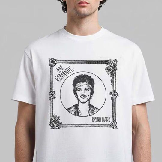 Discover Bruno Mars The Romantic Tour 2026 Schedule Dates T-Shirt