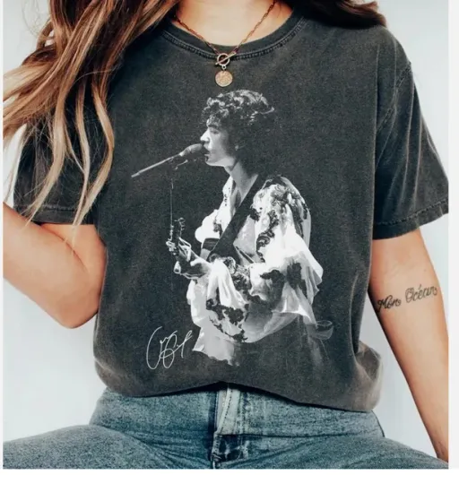 Conan Gray Wishbone World Tour 2026 dark heather color shirt