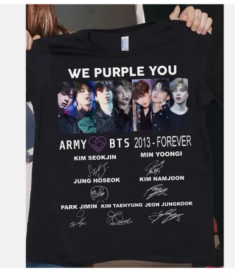 BTS Come Back 2026 World Tour Shirt - Unisex Cotton Tee - K-Pop Fan Music Gift