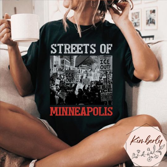 Discover Bruce Springsteen Streets Of Minneapolis ICE Out Shirt, Minneapolis Activism Shirt