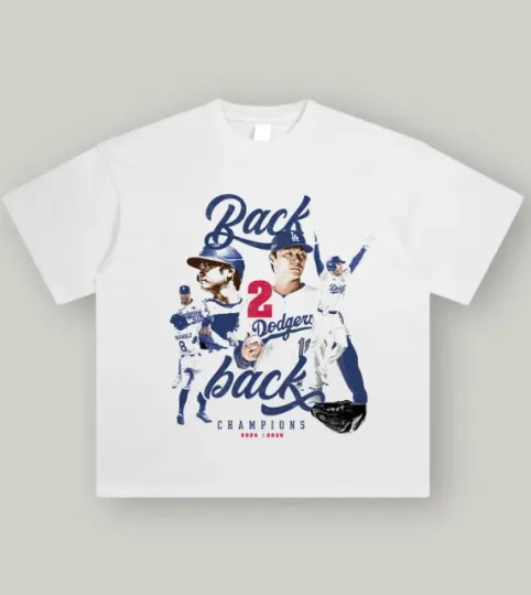 Discover Los Angeles Dodgers Champions Shirt World Series Tribute Baseball Tee