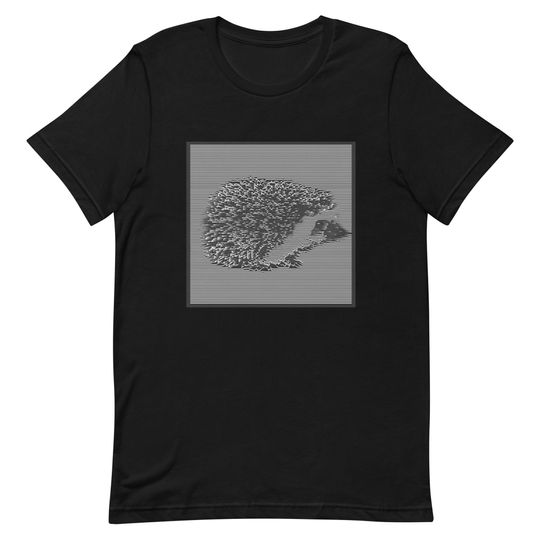 Hedgehog Joy Division Unknown Pleasantries t-shirt - Unknown Pleasures - New Wave - Gift t-shirt