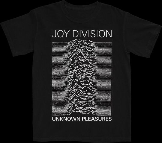 Joy Division Unknown Pleasure Black T-Shirt