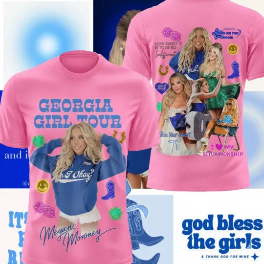 Discover Megan Moroney Tour 3D AOP Shirt Collection Unisex