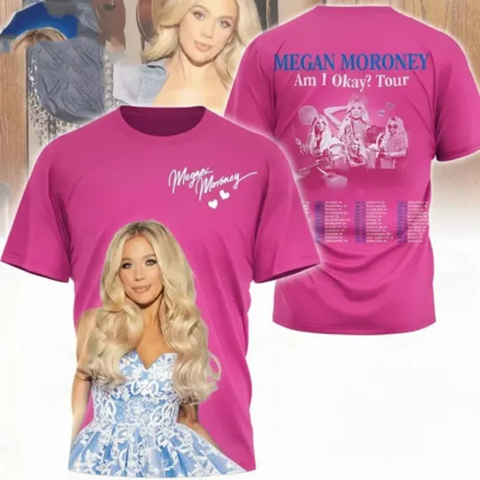 Discover Megan Moroney Tour 3D AOP Shirt Collection Unisex