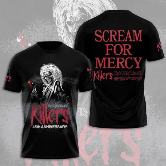 Discover Iron 1Maiden 3D Apparel 2026 Tour Run For Your Lives Shirt Unisex