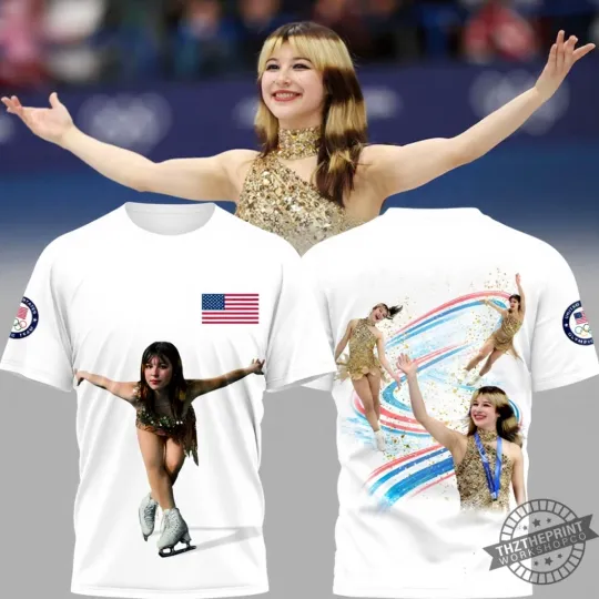 Discover Olympi.c Winter Games Alysa Liu Team Usa 3D T-shirt