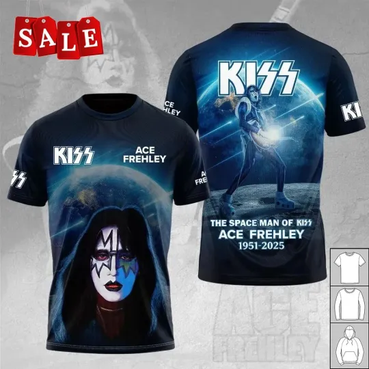 Discover Ace Frehley The Space Man Gift For Fans3D T-shirt