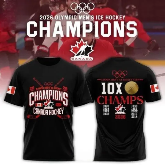 Discover CA 10x Champions 2026 Black T-Shirt