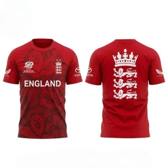 England Cricket Men’s T20 World Cup 2026 Shirt