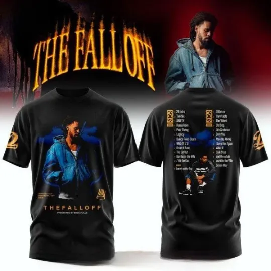 Discover J.Cole The Fall Off Album 2026 Tshirt