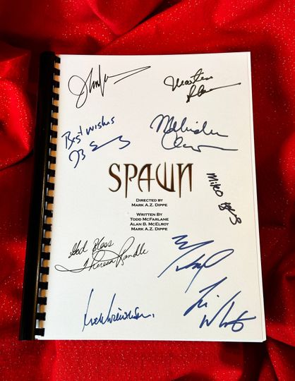 Discover SPAWN Signed Movie Notebooks, Present, Birthday Gift, Movie Gift, Film Script, Film Present, Movies, Cinema,