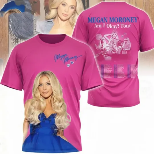 Discover Megan Moroney Tour 3D AOP Shirt Collection Unisex