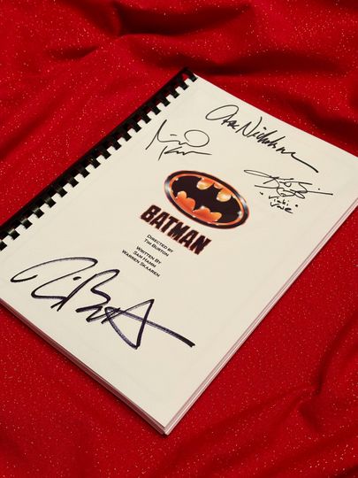 Discover BAT, MAN Movie Notebooks, Movie Present, Birthday Gift, Movie Gift, Film Script,