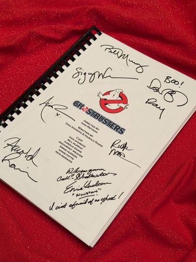 Discover GHOST, BUSTERS Movie Notebooks, Present, Birthday Gift, Movie Gift, Film Script, Film Present, Movies, Cinema, Printed Replicas