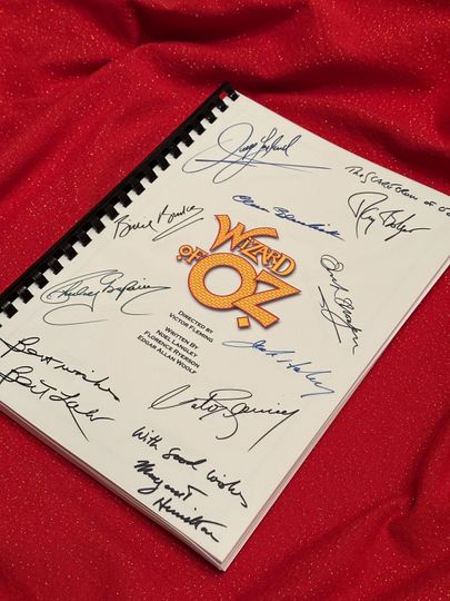 Discover WIZARD OF OZ Movie Notebooks, Birthday Gift, Movie Gift, Film, Screenplay, Present, Cinema, Printed Replicas