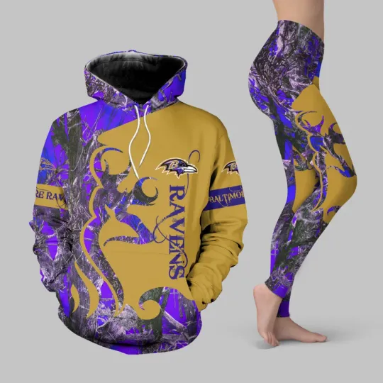 Baltimore Ravens Hoodie Legging Set