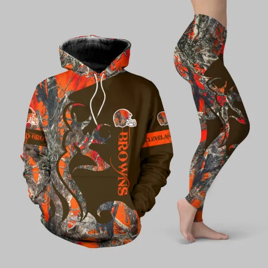 Cleveland Browns Leggings And Hoodie