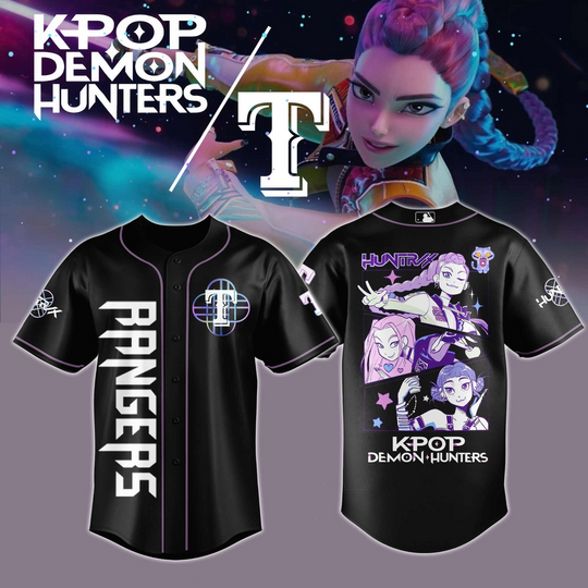 Discover Texas Rangers 2026 KPop Demon Hunters Special Edition Jersey