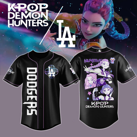 Discover Los Angeles Dodgers 2026 KPop Demon Hunters Exclusive Jersey