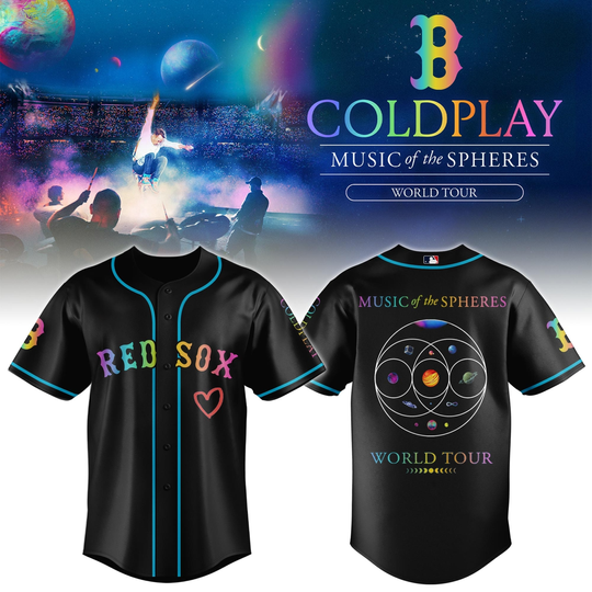 Boston Red Sox x Spheres Music World Tour 2026 Limited Edition Baseball Jersey