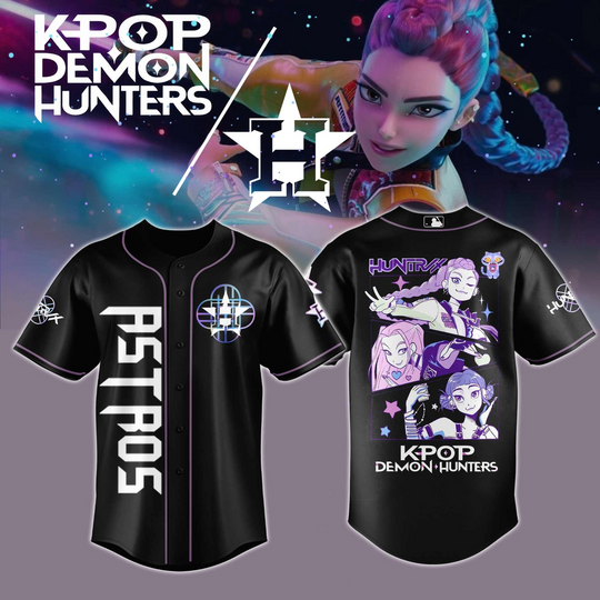 Houston Astros KPop Demon Hunters 2026 Collector Jersey
