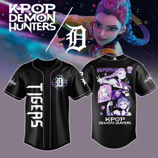 Detroit Tigers 2026 KPop Demon Hunters Special Jersey