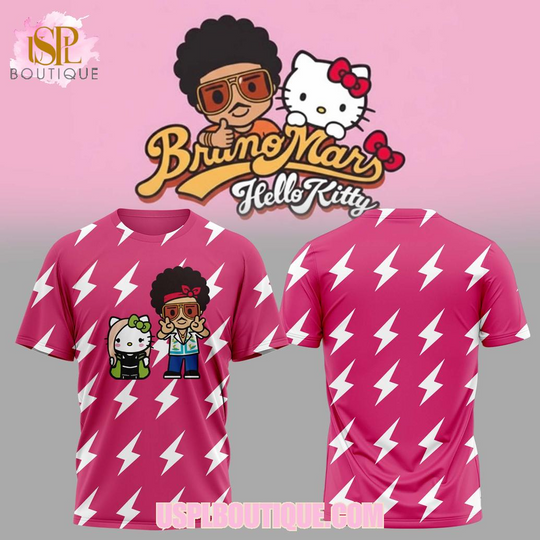 Discover Bruno Mars x Rosé Hello Kitty 2026 T-Shirt