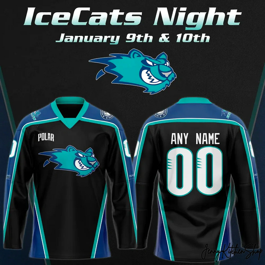 Discover Personalized Worcester Railers IceCats Night 2026 Special Hockey Jersey