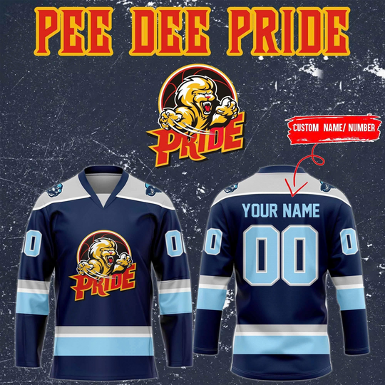 Discover Personalized Pee Dee Pride IceCats 2026 Team Baseball Jersey