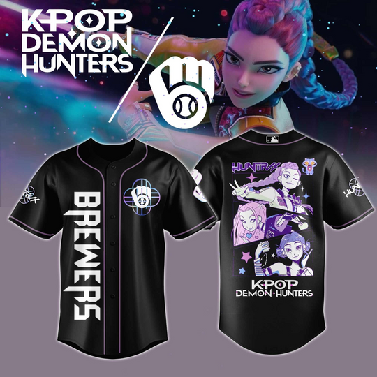 Milwaukee Brewers KPop Demon Hunters 2026 Special Jersey
