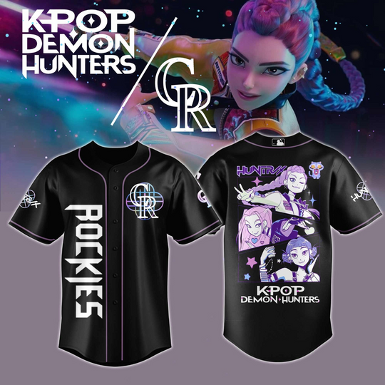 Discover Colorado Rockies KPop Demon Hunters 2026 Limited Jersey