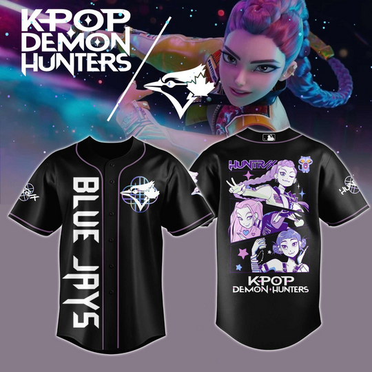 Discover Toronto Blue Jays KPop Demon Hunters 2026 Limited Jersey