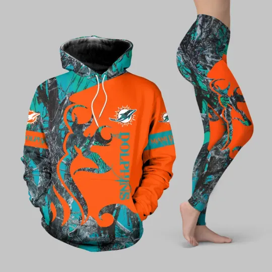 Miami Dolphins Hoodie Legging Set