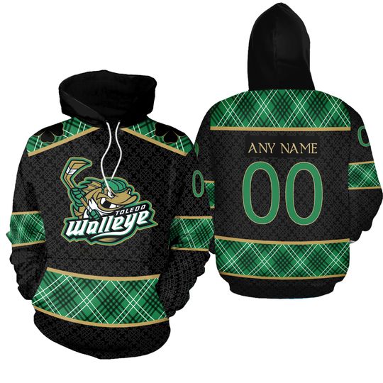 Personalized Toledo Walleye Special Hoodie St.Patrick’s Day