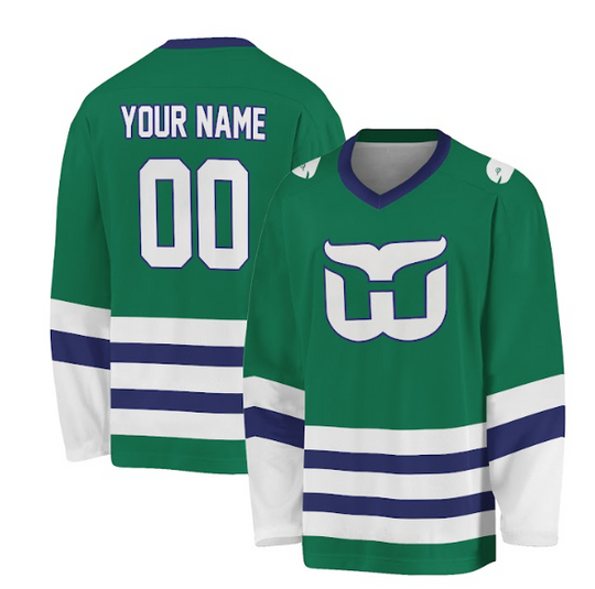 Personalized Hartford Whalers Hockey Shirt