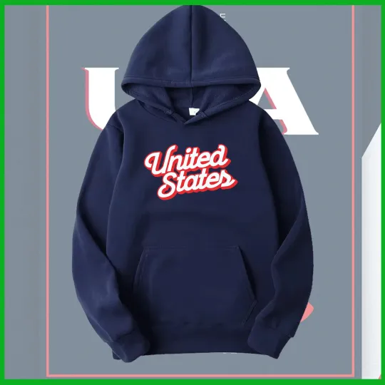 Logo Team USA Baseball 2026 World Baseball Classic Hoodie