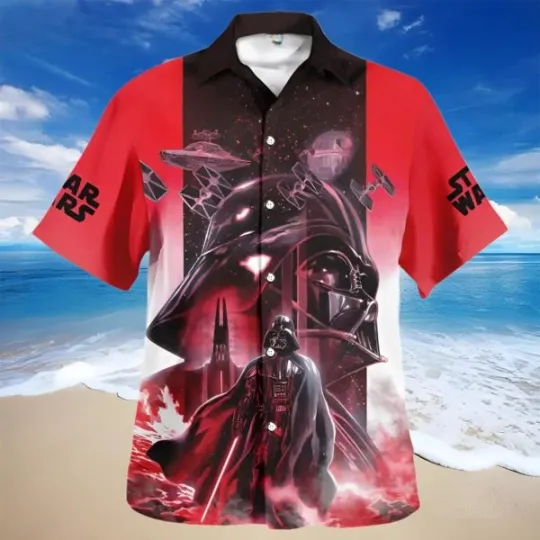 Discover Disney Star Wars Darth Vader Classic Graphic Hawaiian Shirt