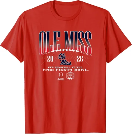 Mississippi Ole Miss Rebels Fiesta Bowl CFP Semifinal 2026 T-Shirt