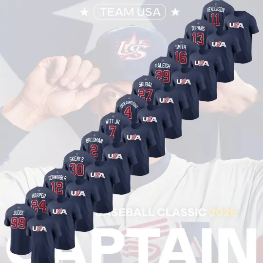 Discover USA Team 2026 World Baseball Classic: Judge, Witt Jr., Harper, Bregman, Skenes