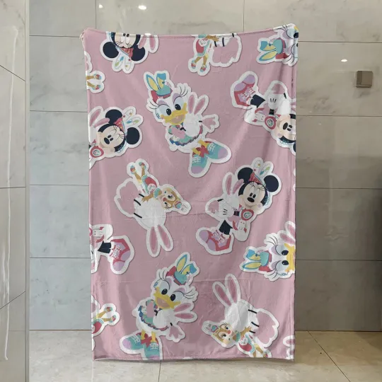 Discover Minnie Chip Duck Disney Mickey Mouse And Friends Cartoon Soft Fleece Blanket