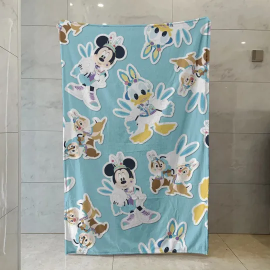 Discover Minnie Duck Blanket Disney Mickey Mouse And Friends Cartoon Soft Fleece Blanket