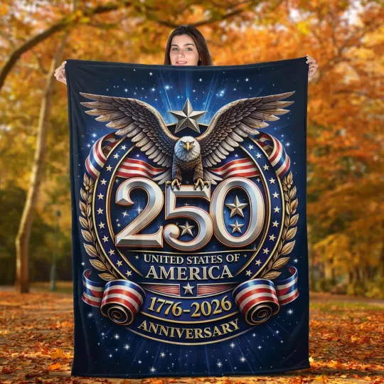 Discover America 250th Anniversary Blanket 3D All Over Print Blanket
