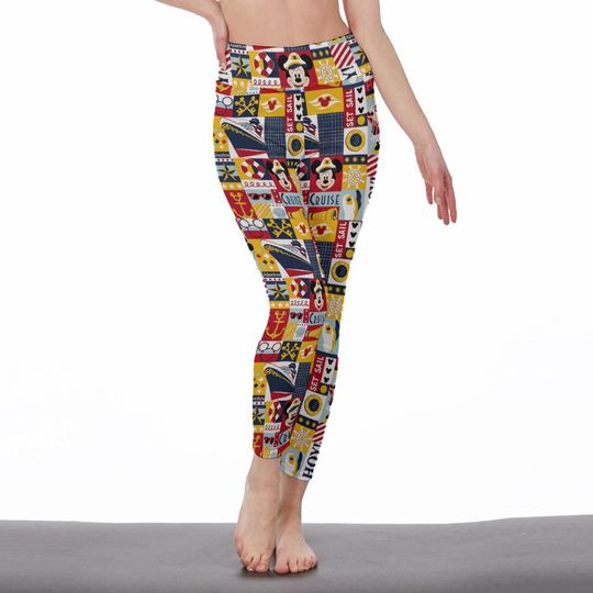 Discover Disney Cruise Leggings, Disney Pants