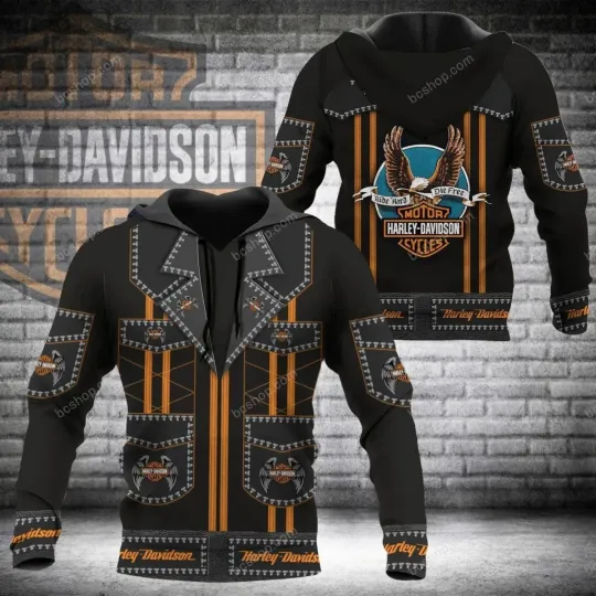 Discover Personalized Harley Racing Davidson 3D Hoodie