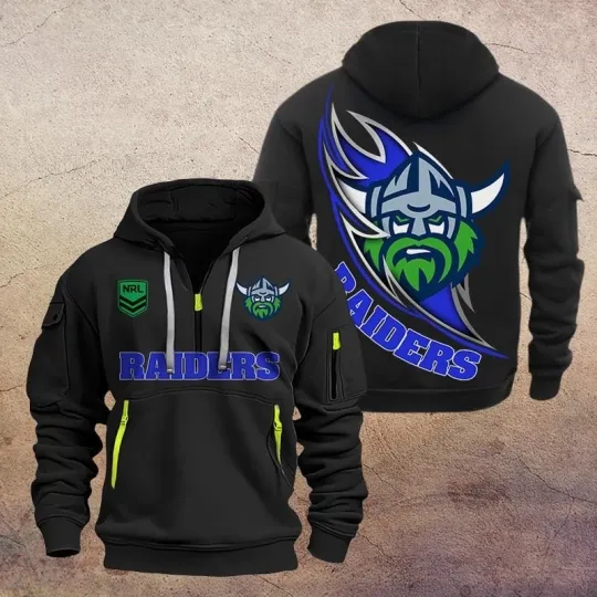 Canberra Raiders Zip Hoodie Multicolor