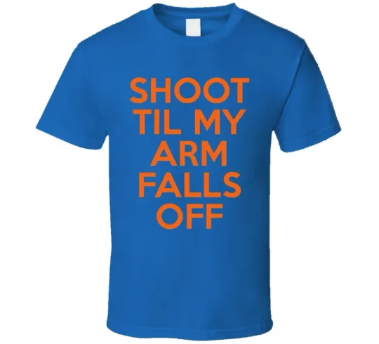 Discover Kevin Durant Basketball T-Shirt Shoot Till My Arm Falls Off