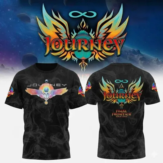 Discover Journey Final Frontier Tour 2026 3D T-shirt
