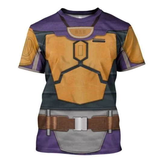 Star Wars Mandalorian SD Costume Unisex 3D T shirt