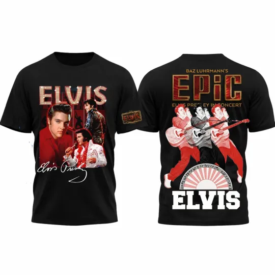 Discover Elvis Presley in Concert 2026 All Over Print Shirt